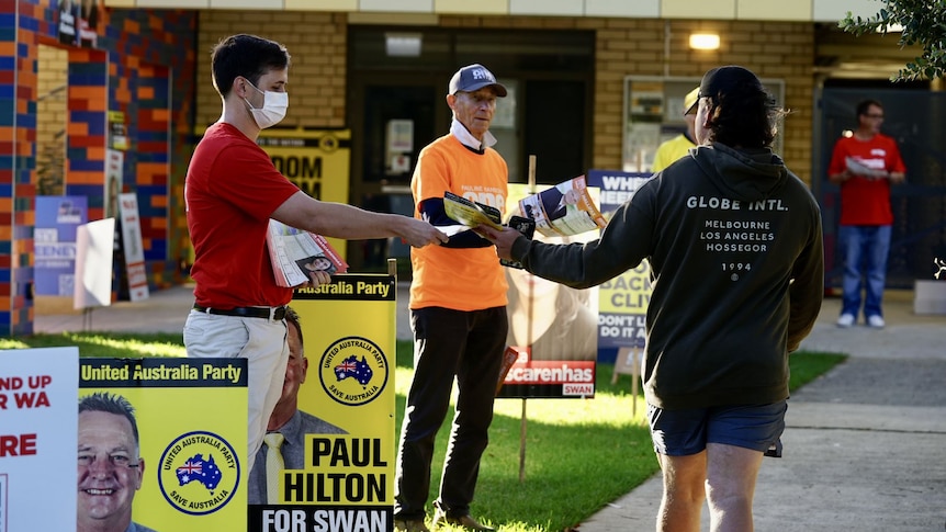 Voters arrive in WA seat of Swan