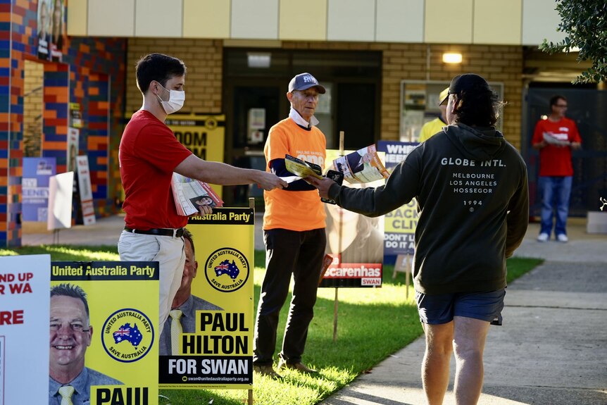 Voters arrive in WA seat of Swan