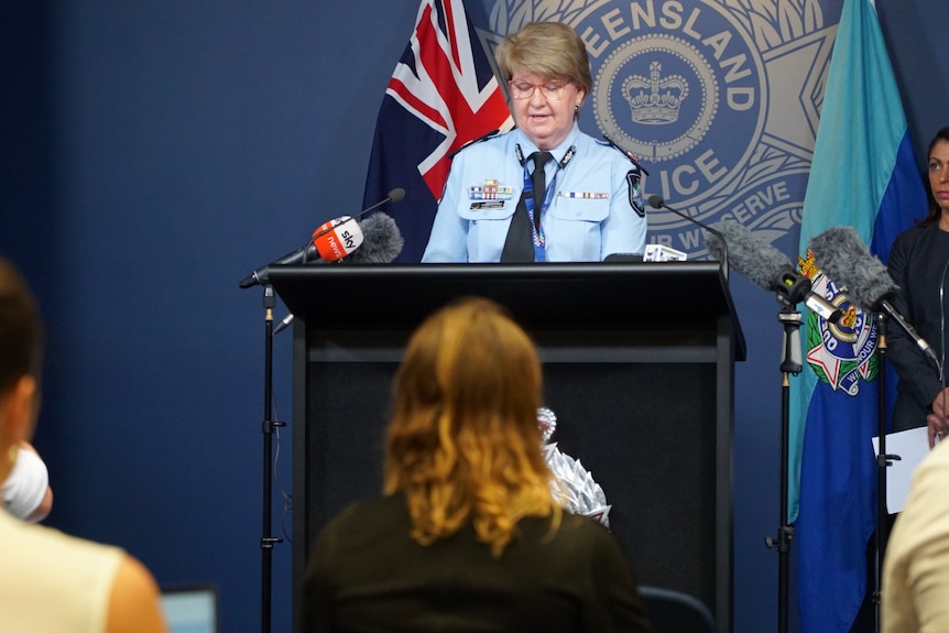 Queensland Police Service Assistant Commissioner Cheryl Scanlon and Federal Bureau of Investigation representative Nitiana Mann 