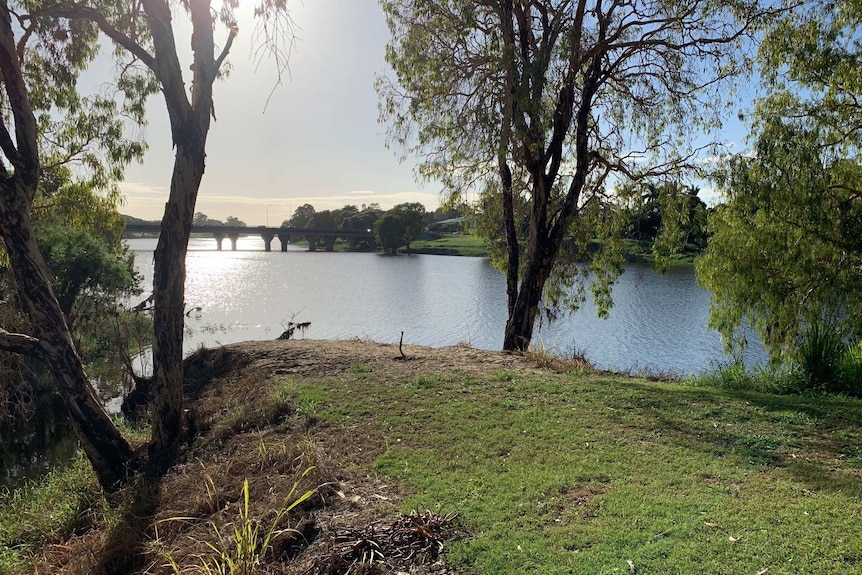 The banks of the Ross River in Townsville.