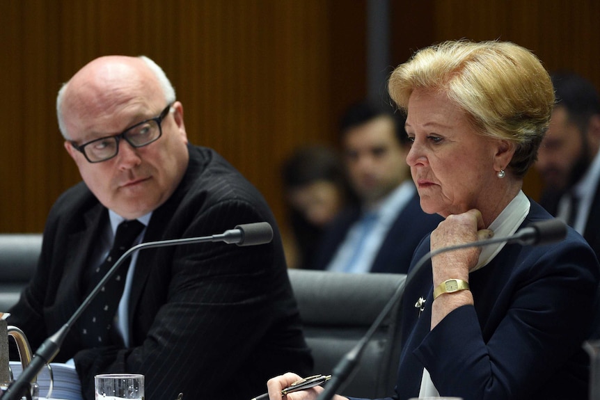 Gillian Triggs and George Brandis