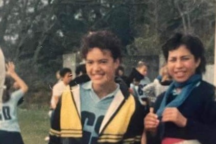 Head coach of Tonga playing netball as a child