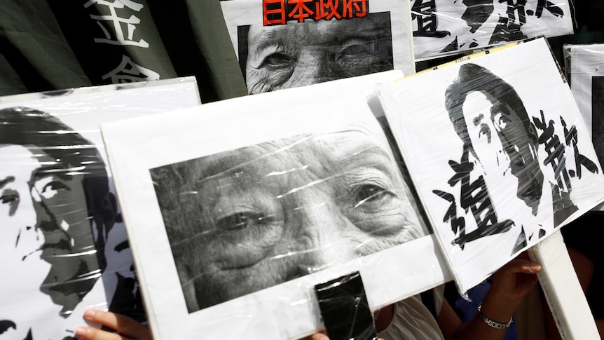 Protests call for 'comfort women' apology