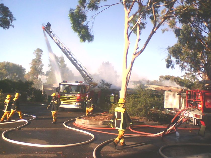 Fire destroys school office and classrooms - ABC News