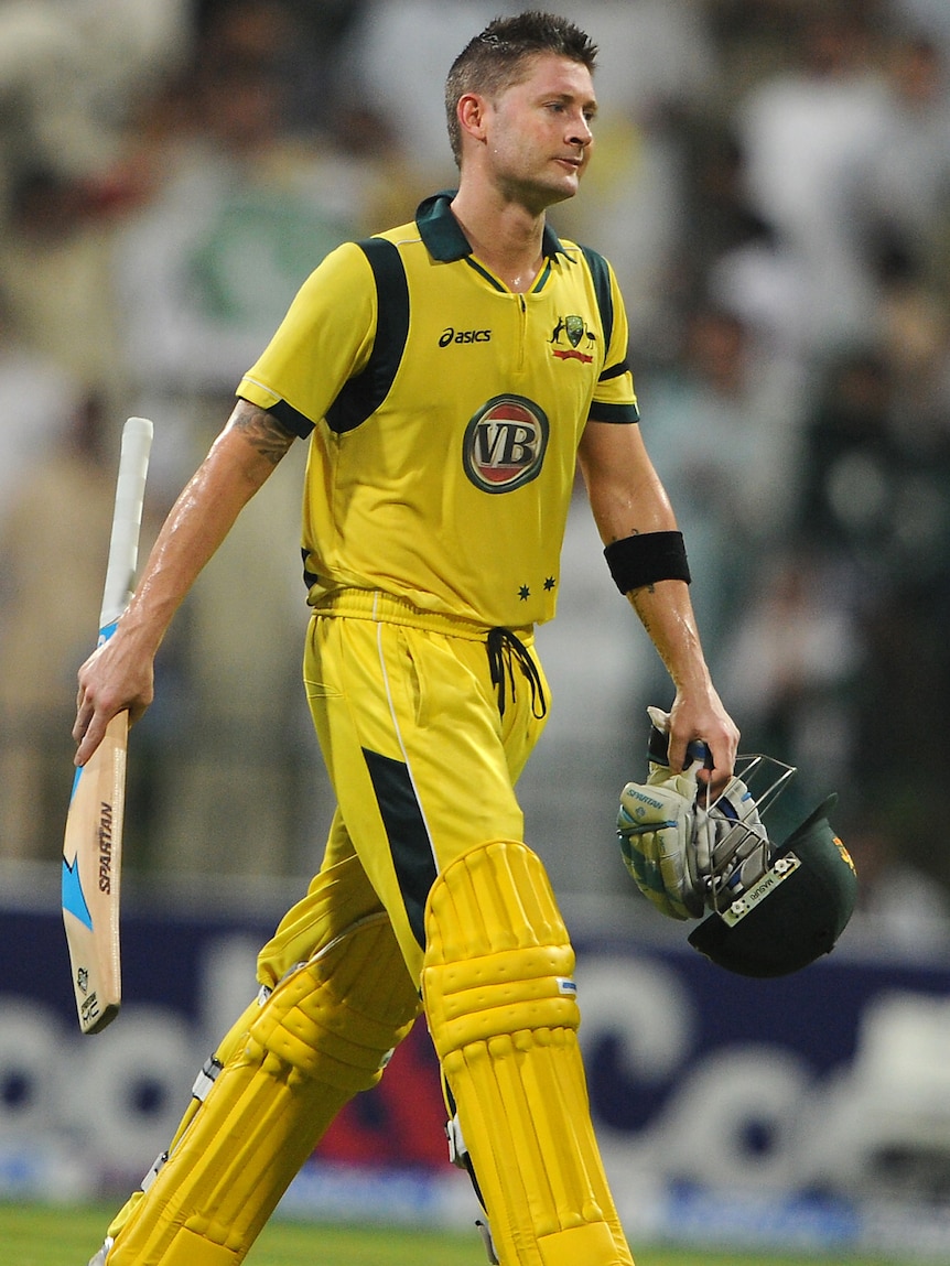 Michael Clarke regretted his decision to bat first against Pakistan.