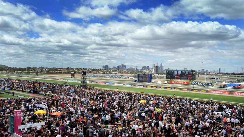 Thousands of racegoers enjoy the weather at Flemington racecourse on Melbourne Cup day
