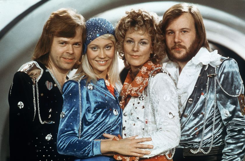 ABBA members reunite at opening of Mamma Mia themed restaurant in