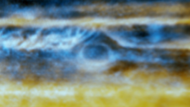 Jupiter's Great Red Map seen through radio waves