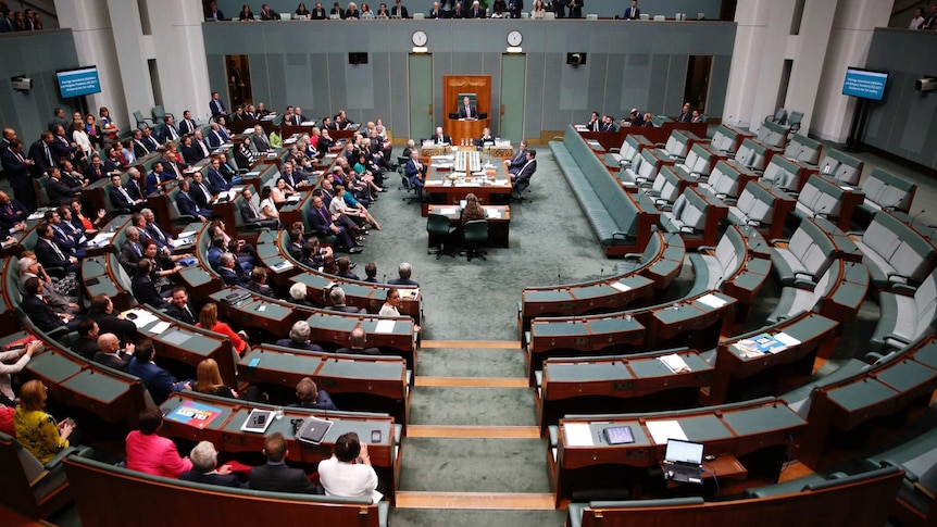 House of Representatives chamber for the vote for same-sex marriage