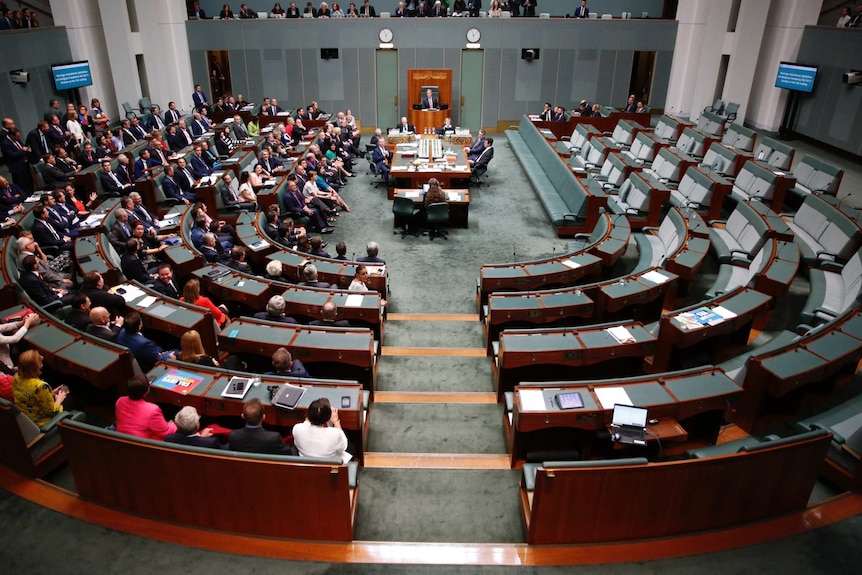 House of Representatives chamber for the vote for same-sex marriage