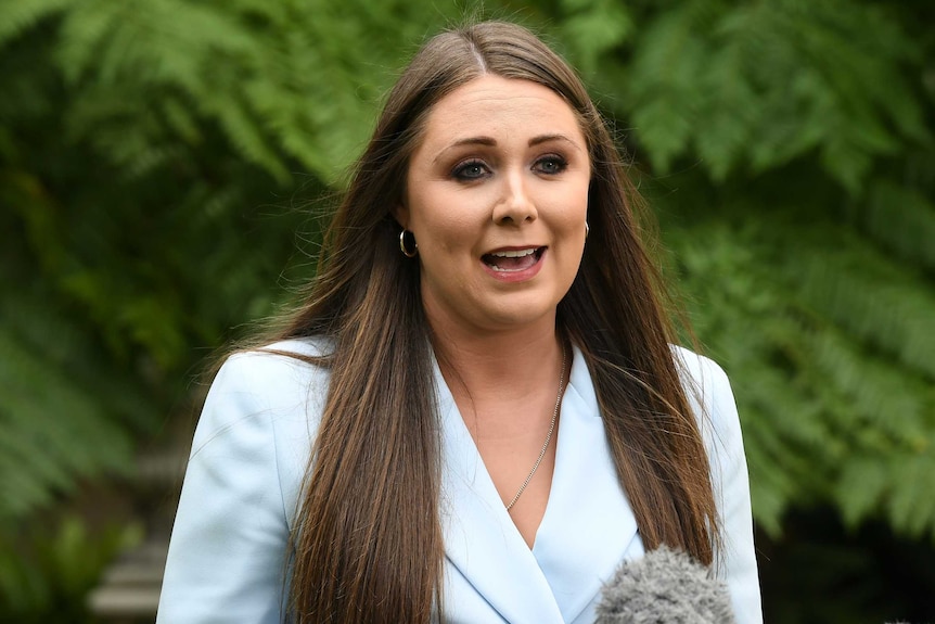 Une image de la députée du Queensland Meaghan Scanlon, députée de Gaven sur la Gold Coast.