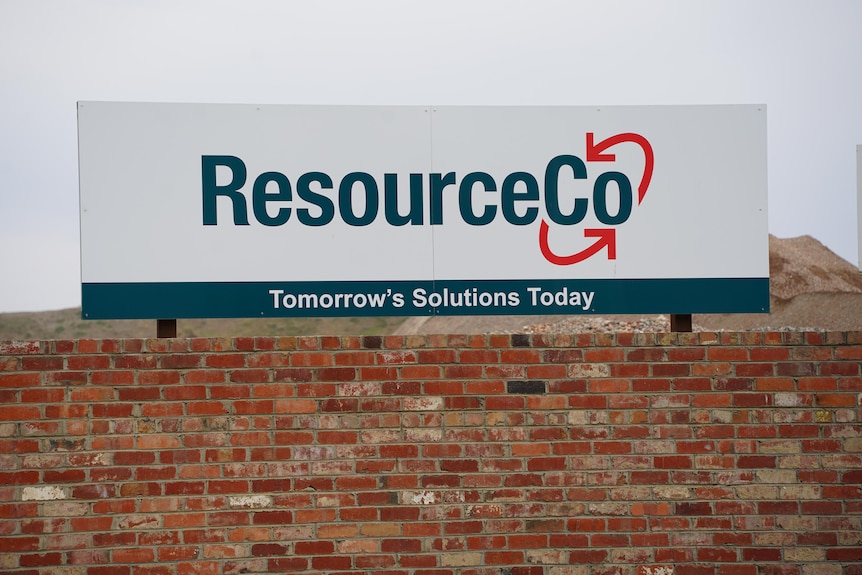ResourceCo sign that says Tomorrow's Solutions Today