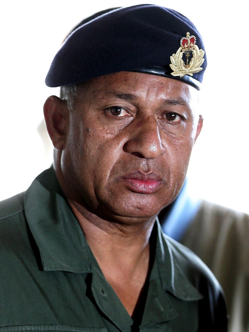 Fijian military chief Commodore Frank Bainimarama