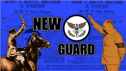 A Facebook cover image for the New Guard.