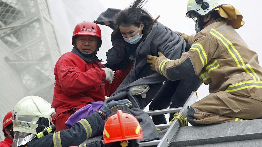 Rescuers plucked more than 120 survivors to safety from the collapsed 17-storey building.