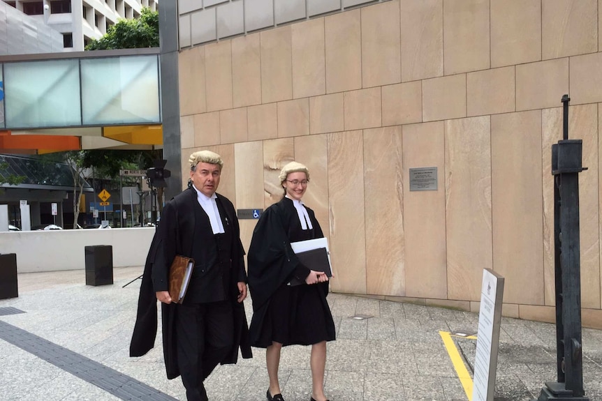 Walter Sofronoff QC, arriving to the High Court, represented the Crown.