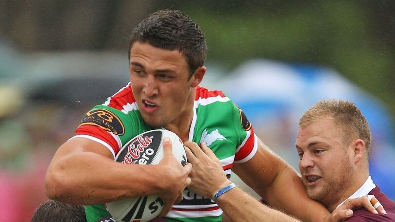 Potential for greatness ... Sam Burgess has received high praise from his veteran skipper.