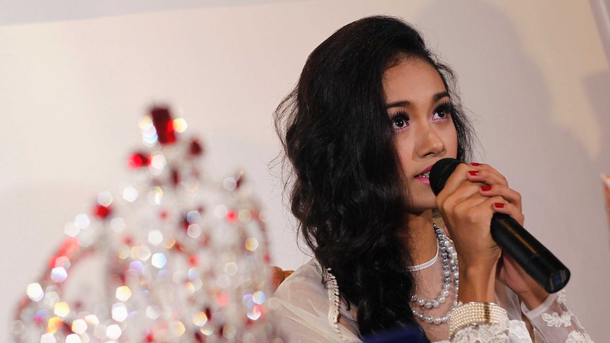 Myanmar former beauty queen May Myat Noe