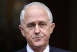 Malcolm Turnbull looks upset