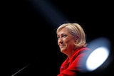 Marine Le Pen at a rally in Lille, France.