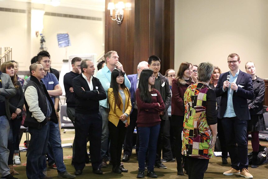 Melburnians gather for the city council's People's Panel.