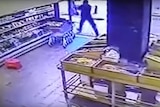 Still of CCTV footage shows Tel Aviv shooter preparing to attack