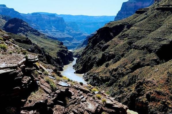 Colorado river in the Grand Canyon