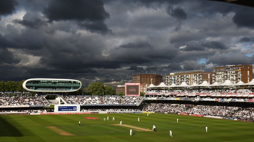 Stormy skies over Lord's