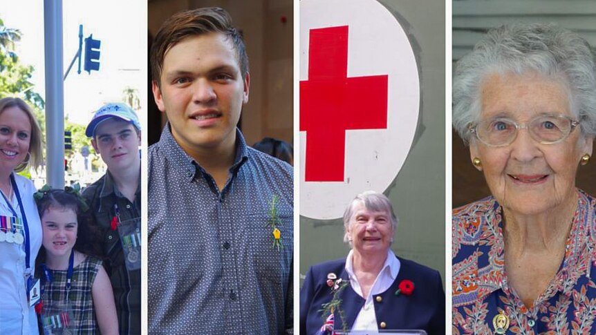 The families and faces of people who have lost loved ones to war.