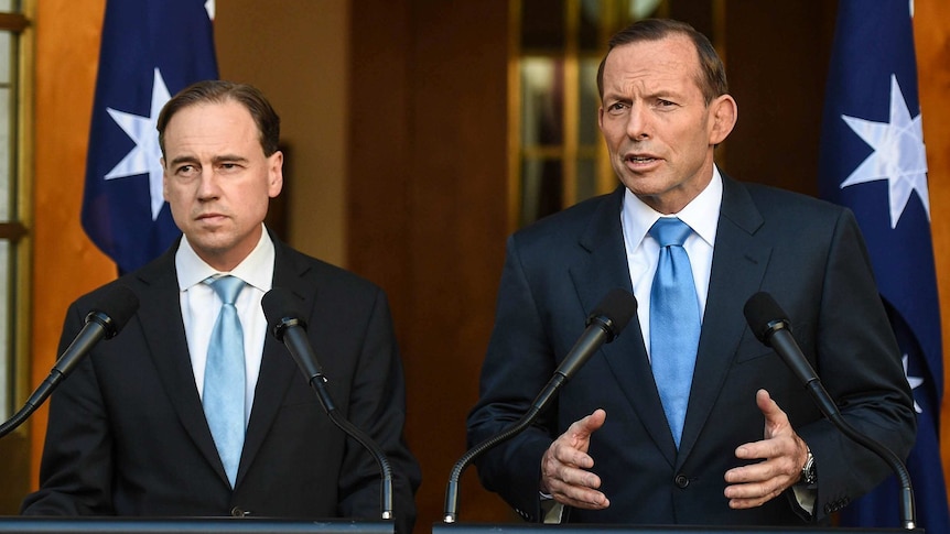 Tony Abbott and Greg Hunt