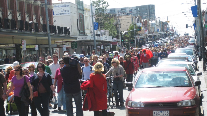 People march in Melbourne to remember Jill Meagher