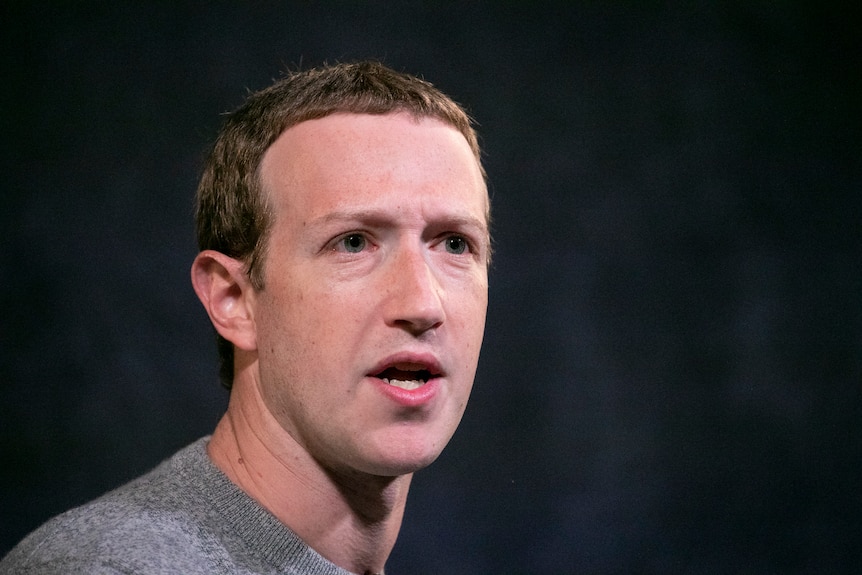 Facebook CEO Mark Zuckerberg speaks