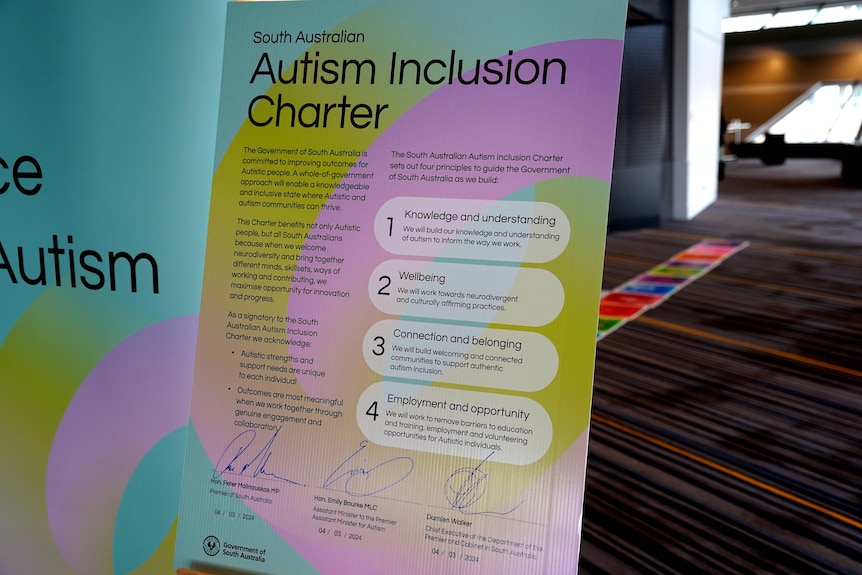 A South Australian charter that makes commitments about autism.