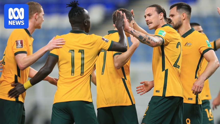 Socceroos beat Jordan 2-1 in Qatar ahead of World Cup playoff against United Arab Emirates - ABC