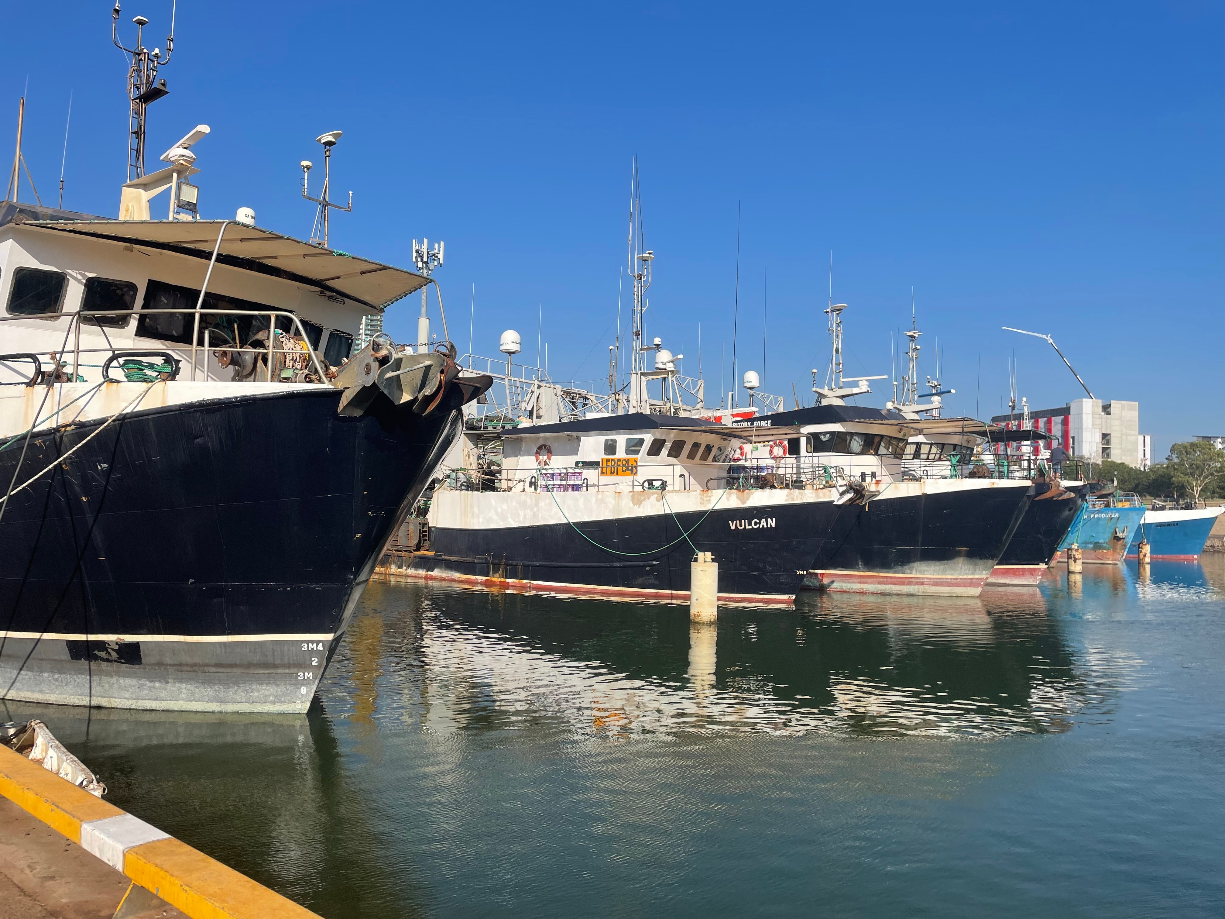 Trawlers sitting idle as tiger prawn season starts