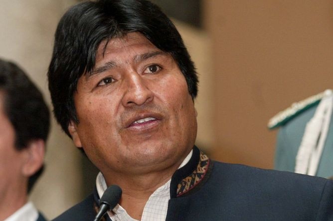 Bolivian President Evo Morales.