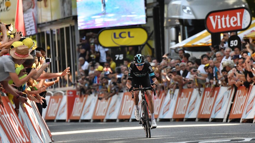 Chris Froome wins eighth stage at Tour de France
