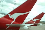 Two Qantas jets