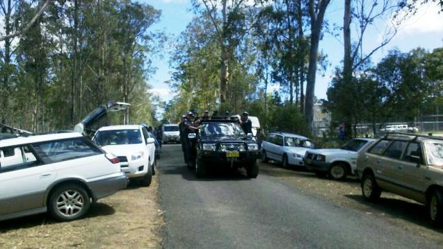 Glenugie blockade police