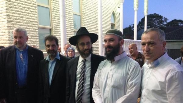 Lakemba mosque hold a vigil after the Sydney cafe siege