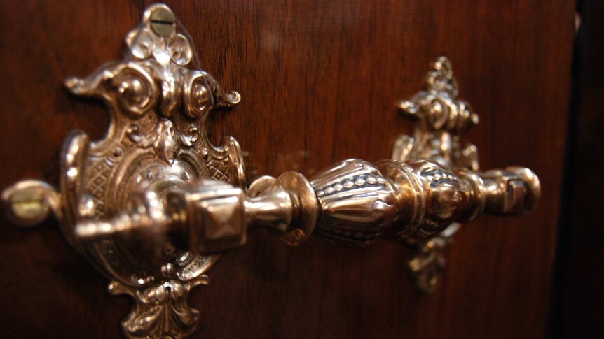 Some of the intricate hand crafted elements on Mr Hawkes' favourite piano..jpg