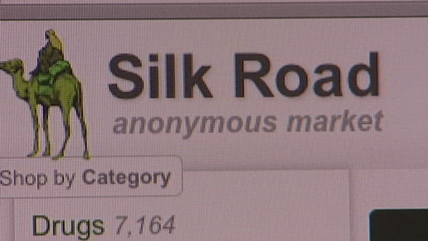 An image of the drug website Silk Road's banner