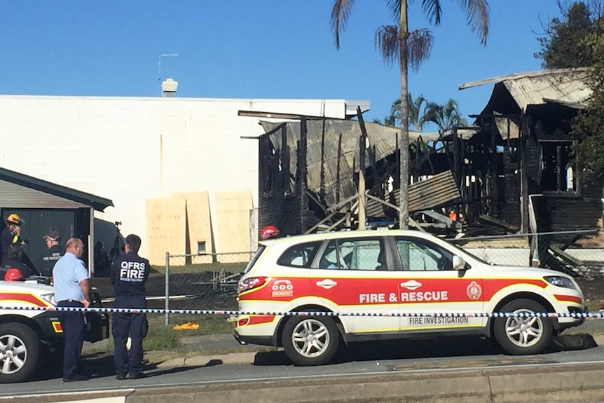Fire investigators at scene of fatal Beenleigh house fire