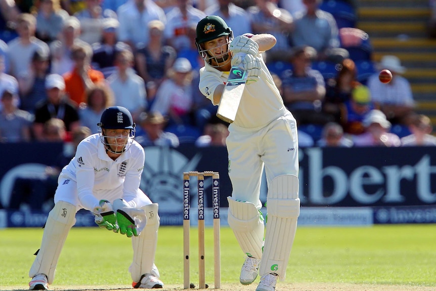 Adam Voges batting at Cardiff