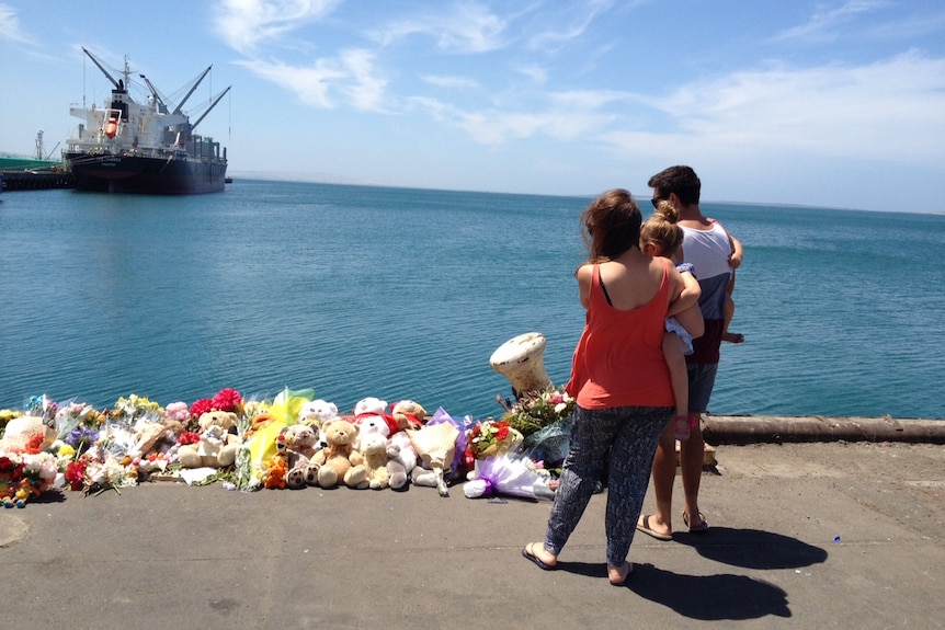 Families leave tributes