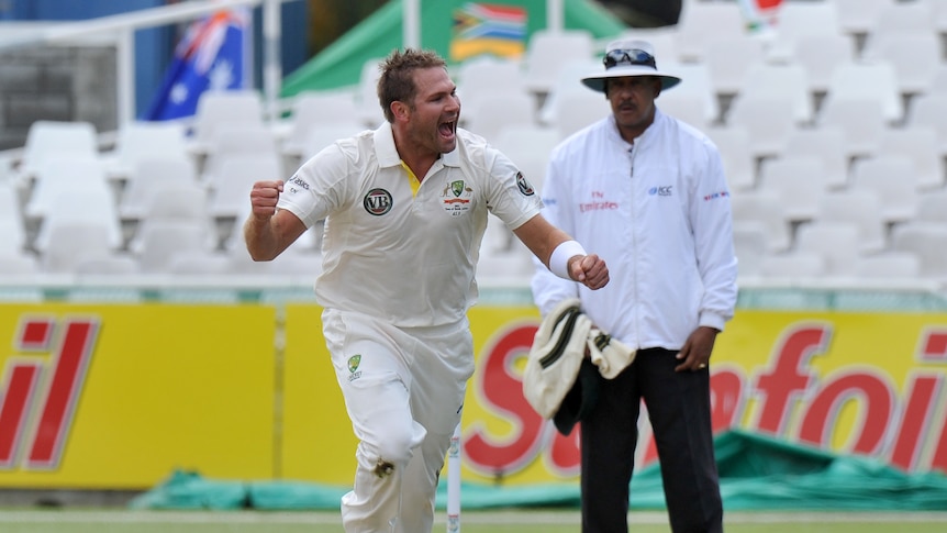 'Don't get injured' ... Ryan Harris is set to play his first game since injuring his hip in South Africa. (file photo)