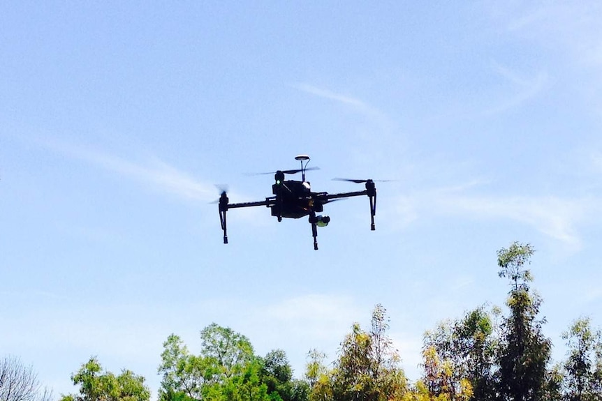 Drone in flight