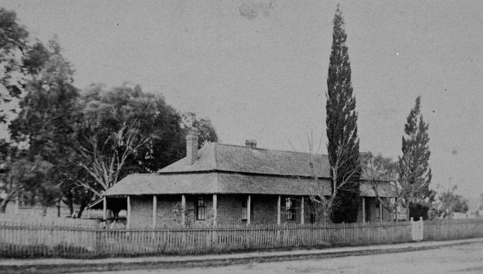 The old Perth Girls' Orphanage on Adelaide Terrace, Perth c1868