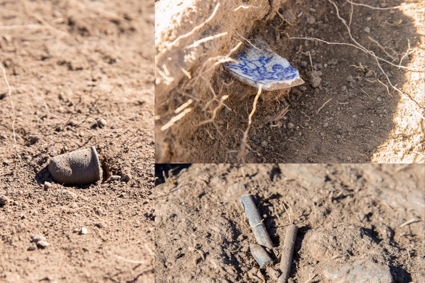 Artefacts found at Googong school house dig