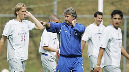 Socceroos coach Guus Hiddink